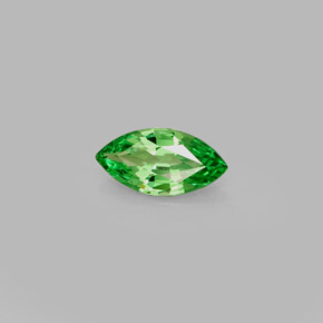 Granate tsavorita verde natural de 0,41 ct, marquesa, VVS-VS