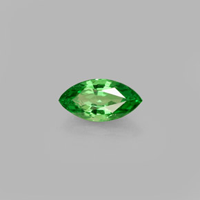Granate tsavorita verde natural de 0,48 ct, marquesa, VVS-VS