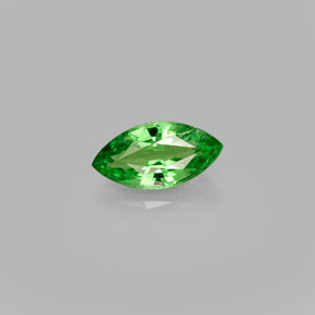 Granate tsavorita verde natural de 0,51 ct, marquesa, VVS-VS