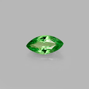Granate tsavorita verde natural de 0,51 ct, marquesa, VVS-VS