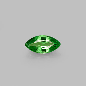 Granate tsavorita verde natural de 0,45 ct, marquesa, VVS-VS