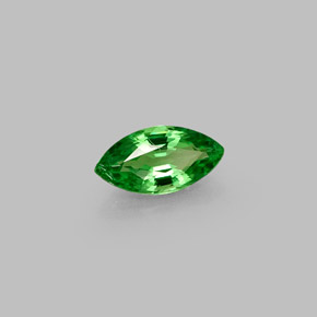 Granate tsavorita verde natural de 0,45 ct, marquesa, VVS-VS