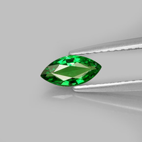 Granate tsavorita verde natural de 0,42 ct, marquesa, VVS-VS