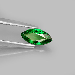 Granate tsavorita verde natural de 0,42 ct, marquesa, VVS-VS