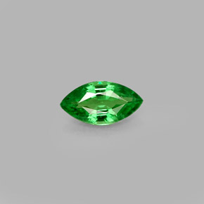 granate tsavorita Verde cromo natural de 0.43 ct, Marquesa, VVS-VS