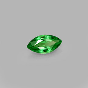 granate tsavorita Verde cromo natural de 0.43 ct, Marquesa, VVS-VS
