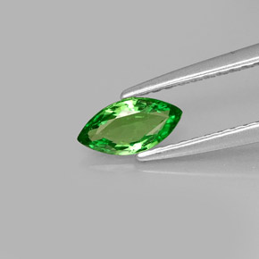 Granate tsavorita verde natural de 0,43 ct, marquesa, VVS-VS