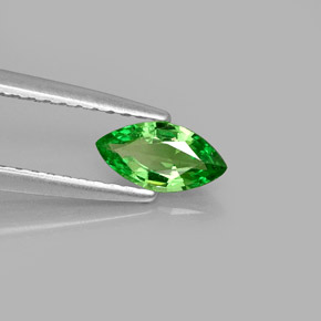 granate tsavorita Verde cromo natural de 0.42 ct, Marquesa, VS