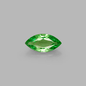 Granate tsavorita verde natural de 0,44 ct, marquesa, VS