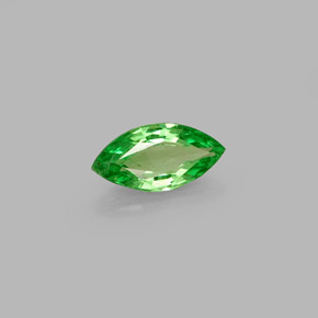 Granate tsavorita verde natural de 0,44 ct, marquesa, VS