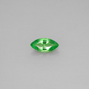 Granate tsavorita verde natural de 0,42 ct, marquesa, VS