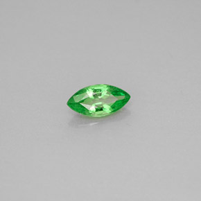 Granate tsavorita verde natural de 0,42 ct, marquesa, VS