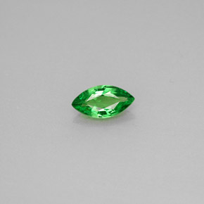 Granate tsavorita verde natural de 0,41 ct, marquesa, VVS-VS