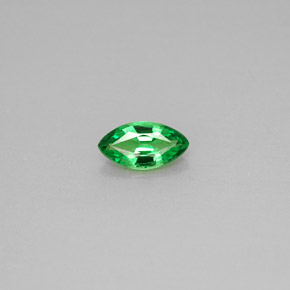 Granate tsavorita verde natural de 0,43 ct, marquesa, VVS-VS