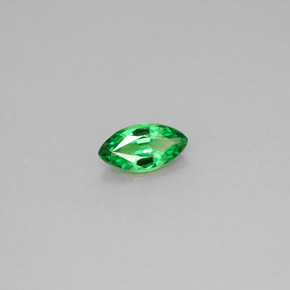 Granate tsavorita verde natural de 0,43 ct, marquesa, VVS-VS