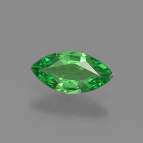 Granate tsavorita verde natural de 0,36 ct, marquesa, VVS-VS