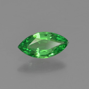 Granate tsavorita verde natural de 0,36 ct, marquesa, VVS-VS