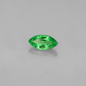 Granate tsavorita verde natural de 0,30 ct, marquesa, VVS-VS