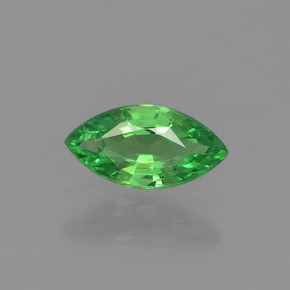Granate tsavorita verde natural de 0,37 ct, marquesa, VVS-VS