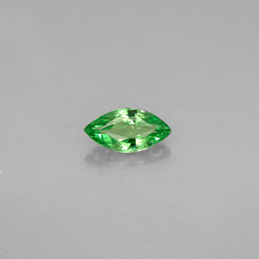 granate tsavorita Verde cromo natural de 0.28 ct, Marquesa, VVS-VS