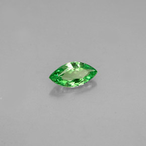 granate tsavorita Verde cromo natural de 0.28 ct, Marquesa, VVS-VS