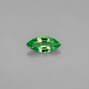 Granate tsavorita verde natural de 0,32 ct, marquesa, VVS-VS