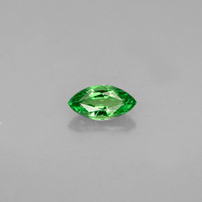 Granate tsavorita verde natural de 0,32 ct, marquesa, VVS-VS
