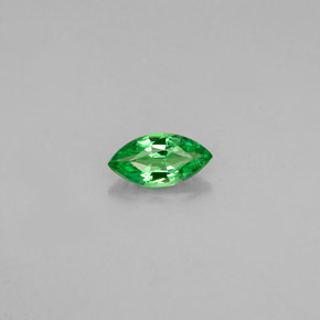 Granate tsavorita verde natural de 0,27 ct, marquesa, VVS-VS