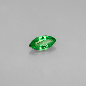 Granate tsavorita verde natural de 0,27 ct, marquesa, VVS-VS