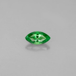 Granate tsavorita verde natural de 0,29 ct, marquesa, VVS-VS