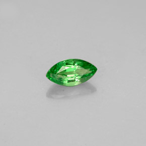 Granate tsavorita verde natural de 0,34 ct, marquesa, VVS-VS