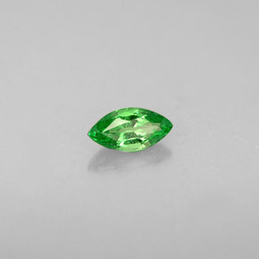 Granate tsavorita verde natural de 0,29 ct, marquesa, VVS-VS