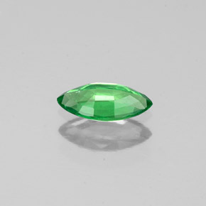 Granate tsavorita verde natural de 0,34 ct, marquesa, VS