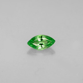 Granate tsavorita verde natural de 0,32 ct, marquesa, VVS-VS