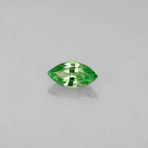 Granate tsavorita verde natural de 0,32 ct, marquesa, VVS-VS