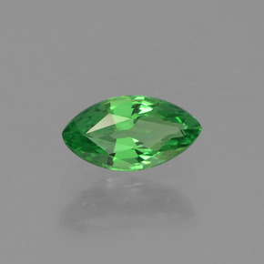 Granate tsavorita verde natural de 0,31 ct, marquesa, VVS-VS