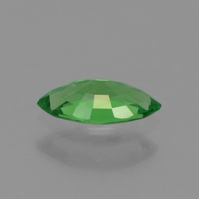 Granate tsavorita verde natural de 0,38 ct, marquesa, VVS-VS