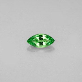 Granate tsavorita verde natural de 0,28 ct, marquesa, VVS-VS