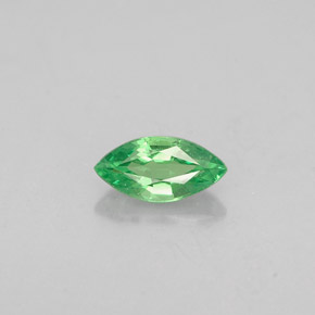 granate tsavorita Verde cromo natural de 0.31 ct, Marquesa, VVS-VS