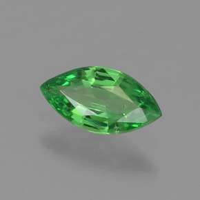 Granate tsavorita verde natural de 0,38 ct, marquesa, VVS-VS