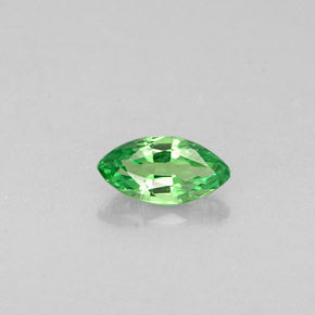 Granate tsavorita verde natural de 0,29 ct, marquesa, VVS-VS