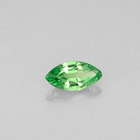 Granate tsavorita verde natural de 0,29 ct, marquesa, VVS-VS