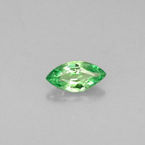 Granate tsavorita verde natural de 0,27 ct, marquesa, VVS-VS