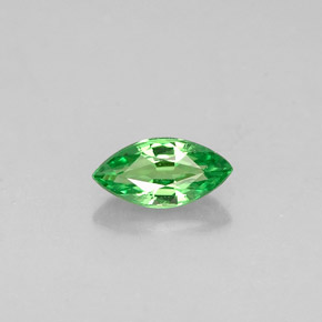 Granate tsavorita verde natural de 0,31 ct, marquesa, VVS-VS