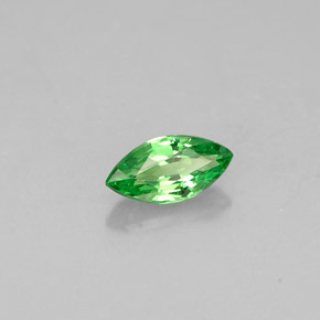 Granate tsavorita verde natural de 0,31 ct, marquesa, VVS-VS