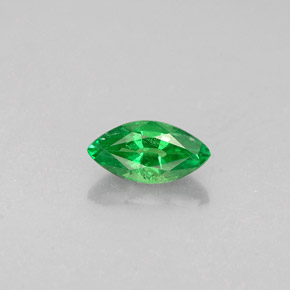 Granate tsavorita verde natural de 0,30 ct, marquesa, VS