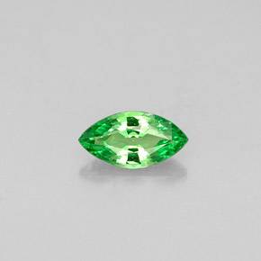 Granate tsavorita verde natural de 0,26 ct, marquesa, VVS-VS