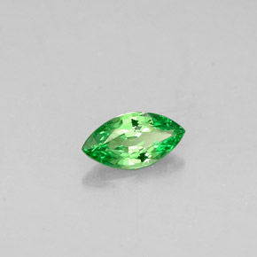 Granate tsavorita verde natural de 0,26 ct, marquesa, VVS-VS