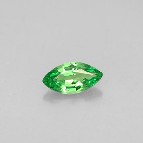 Granate tsavorita verde natural de 0,30 ct, marquesa, VVS-VS
