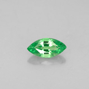 granate tsavorita Verde cromo natural de 0.31 ct, Marquesa, VVS-VS